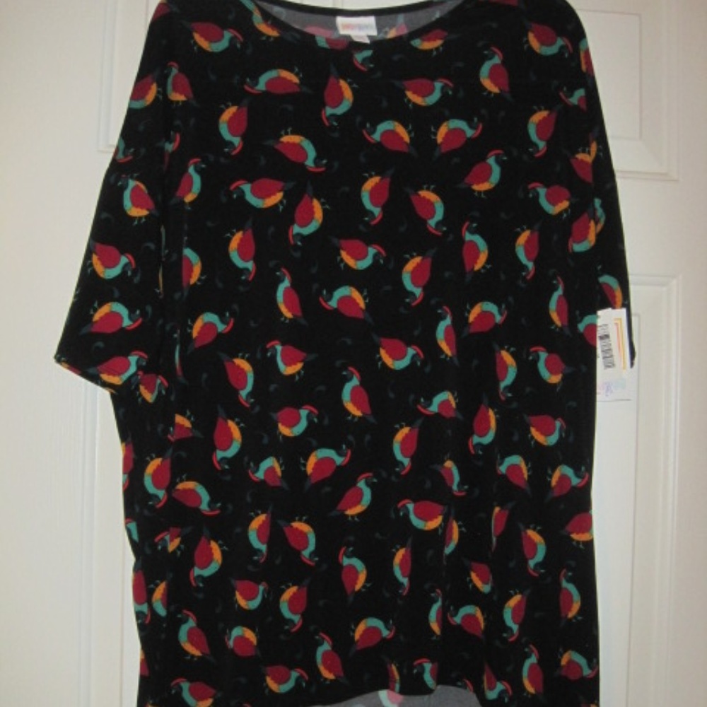 Lularoe Irma Tunic - Partridge Birds